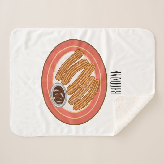 Afbeelding van de cartoon Churo Sherpa Deken (Voorkant (horizontaal))