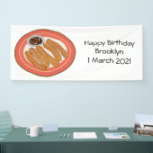 Afbeelding van de cartoon Churo Spandoek (Beurs)
