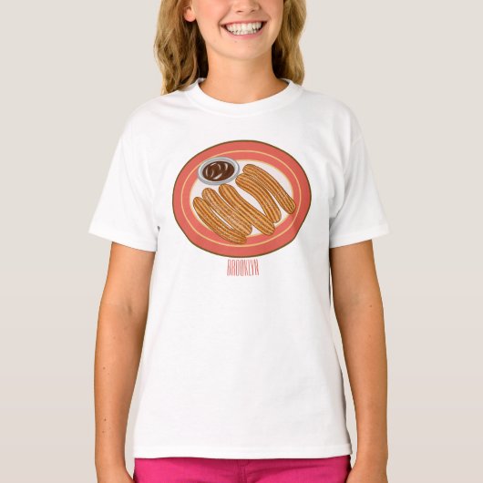 Afbeelding van de cartoon Churo T-shirt (Voorkant)