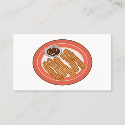 Afbeelding van de cartoon Churo Visitekaartje (Achterkant)