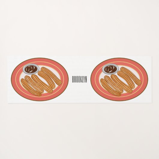 Afbeelding van de cartoon Churo Yogamat (Achterkant (horizontaal))