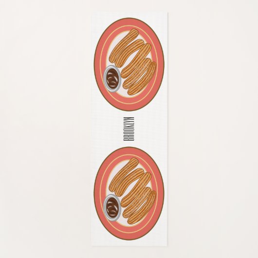 Afbeelding van de cartoon Churo Yogamat (Voorkant)