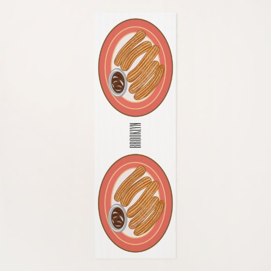 Afbeelding van de cartoon Churo Yogamat (Achterkant)