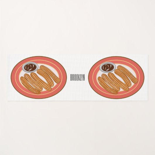 Afbeelding van de cartoon Churo Yogamat (Voorkant (horizontaal))