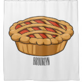 Afbeelding van de cartoon douchegordijn (Voorkant)