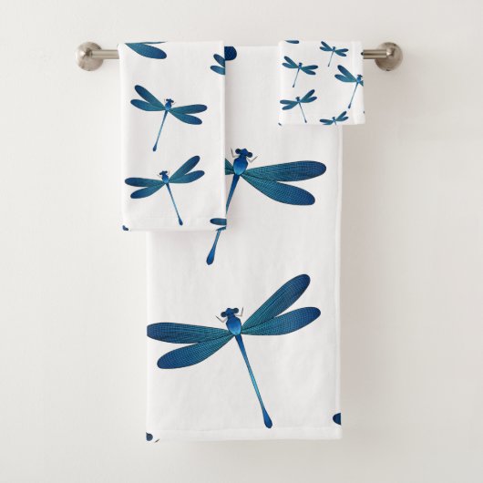 Afbeelding van de cartoon Dragonfly Bad Handdoek (Insitu)