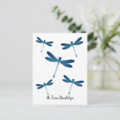 Afbeelding van de cartoon Dragonfly Briefkaart (Staand voorkant)