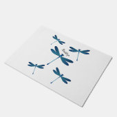 Afbeelding van de cartoon Dragonfly Deurmat (Schuin)