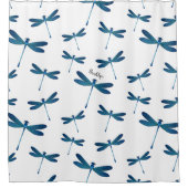 Afbeelding van de cartoon Dragonfly Douchegordijn (Voorkant)