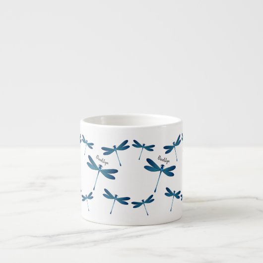 Afbeelding van de cartoon Dragonfly Espresso Kop (Voorkant)