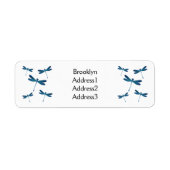 Afbeelding van de cartoon Dragonfly Etiket (Voorkant)