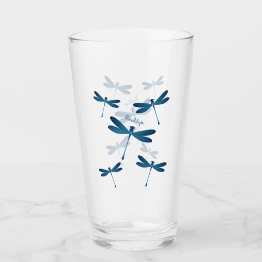 Afbeelding van de cartoon Dragonfly Glas (Voorkant)