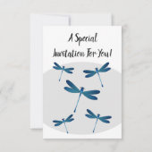 Afbeelding van de cartoon Dragonfly Kaart (Achterkant)