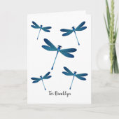 Afbeelding van de cartoon Dragonfly Kaart (Voorkant)