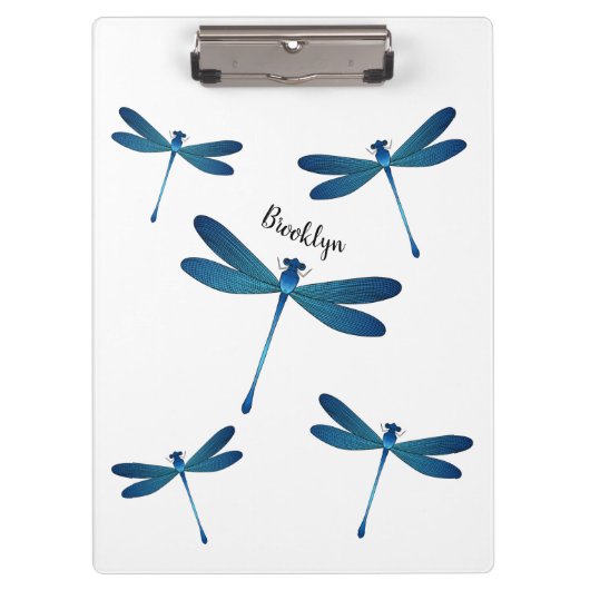 Afbeelding van de cartoon Dragonfly Klembord (Voorkant)