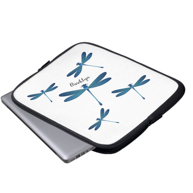 Afbeelding van de cartoon Dragonfly Laptop Sleeve (Voorkant onderkant)