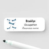 Afbeelding van de cartoon Dragonfly Naamplaatje (In situ)