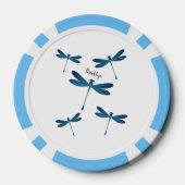 Afbeelding van de cartoon Dragonfly Poker Chips (Achterkant)
