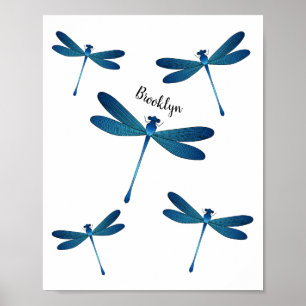 Afbeelding van de cartoon Dragonfly Poster