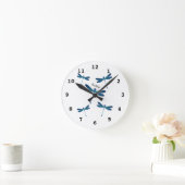 Afbeelding van de cartoon Dragonfly Ronde Klok (Huis)