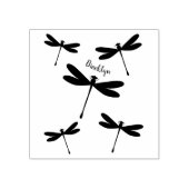 Afbeelding van de cartoon Dragonfly Rubberstempel (Afrduk)