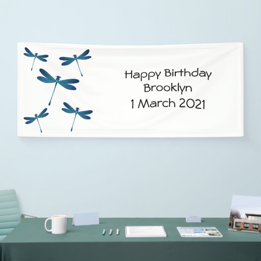 Afbeelding van de cartoon Dragonfly Spandoek (Beurs)