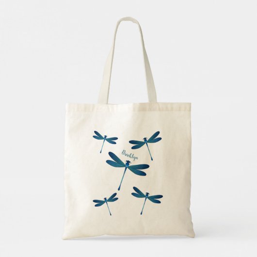 Afbeelding van de cartoon Dragonfly Tote Bag (Achterkant)