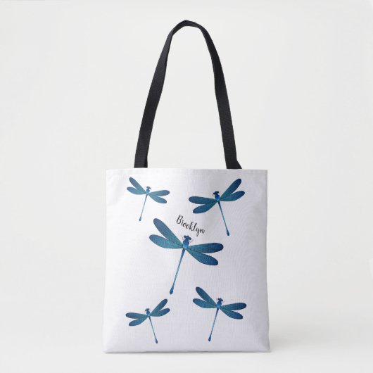 Afbeelding van de cartoon Dragonfly Tote Bag (Voorkant)