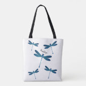 Afbeelding van de cartoon Dragonfly Tote Bag (Achterkant)