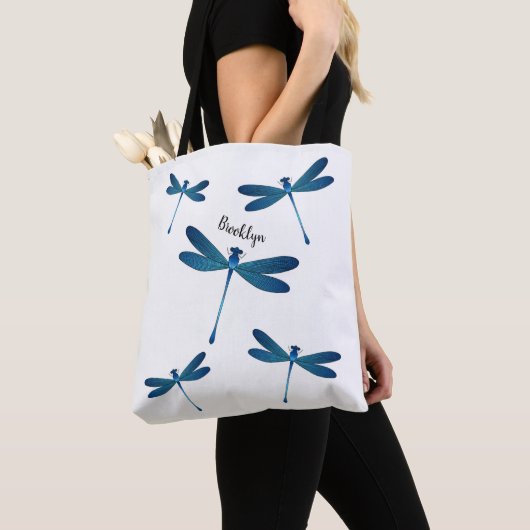 Afbeelding van de cartoon Dragonfly Tote Bag (Dichtbij)