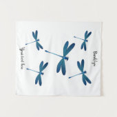 Afbeelding van de cartoon Dragonfly Wandkleed (Voorkant (horizontaal))