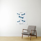 Afbeelding van de cartoon Dragonfly Wandkleed (In situ)