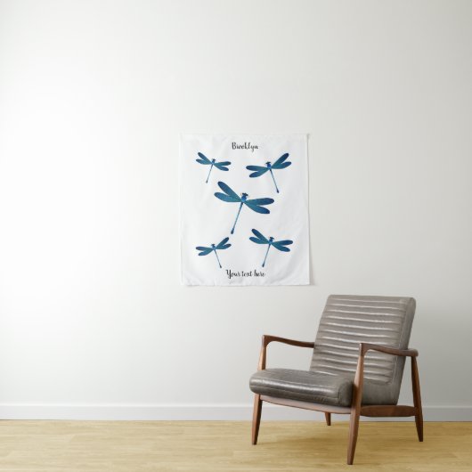 Afbeelding van de cartoon Dragonfly Wandkleed (In situ)