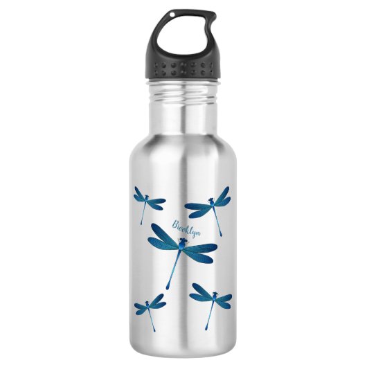 Afbeelding van de cartoon Dragonfly Waterfles (Voorkant)