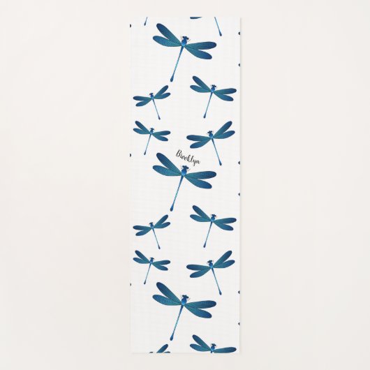 Afbeelding van de cartoon Dragonfly Yogamat (Voorkant)