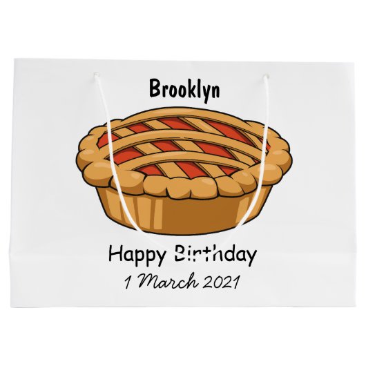 Afbeelding van de cartoon groot cadeauzakje (Achterkant)