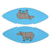 Afbeelding van de cartoon Javan rhinoceros American Football (Panelen)