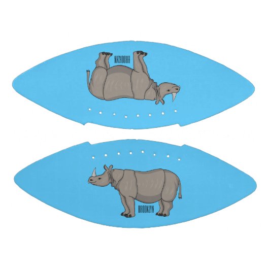 Afbeelding van de cartoon Javan rhinoceros American Football (Panelen)