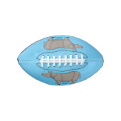 Afbeelding van de cartoon Javan rhinoceros American Football (Voorkant)