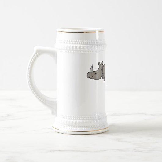 Afbeelding van de cartoon Javan rhinoceros Bierpul (Links)