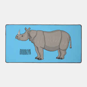 Afbeelding van de cartoon Javan rhinoceros Bureaumat