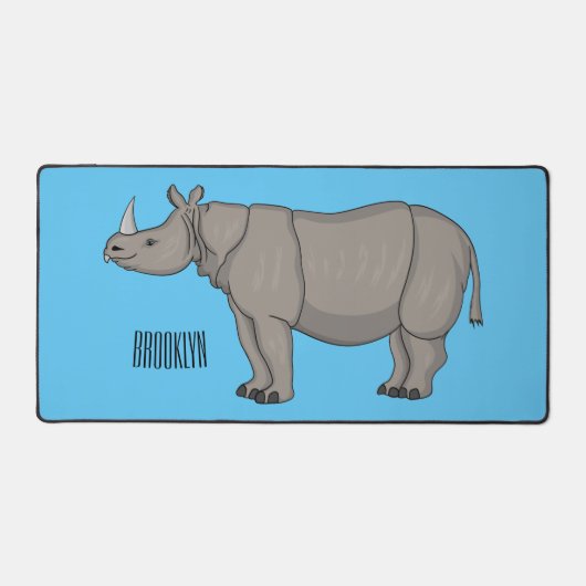 Afbeelding van de cartoon Javan rhinoceros Bureaumat (Voorkant)