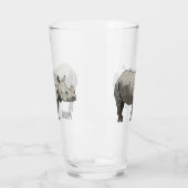 Afbeelding van de cartoon Javan rhinoceros Glas (Links)