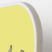 Afbeelding van de cartoon Javan rhinoceros Pickleball Paddle (Links Detail)