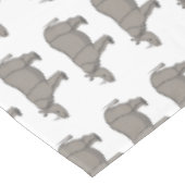 Afbeelding van de cartoon Javan rhinoceros Tafelkleed (Gekanteld)