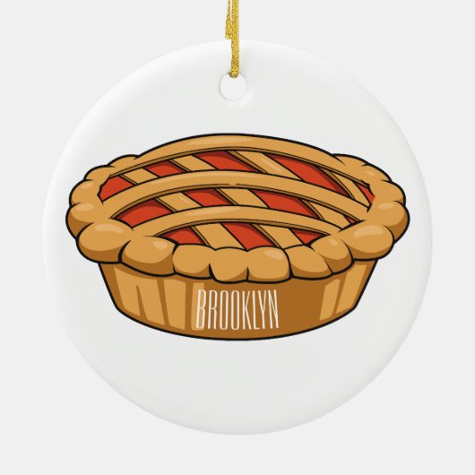 Afbeelding van de cartoon keramisch ornament (Achterkant)