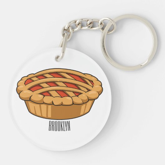 Afbeelding van de cartoon sleutelhanger (Achterkant)