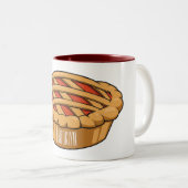 Afbeelding van de cartoon tweekleurige koffiemok (Voorkant rechts)
