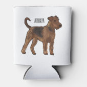 Afbeelding van de cartoon van Airedale doodsbange Blikjeskoeler (Voorkant)