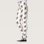 Afbeelding van de cartoon van Airedale doodsbange Leggings (Links)